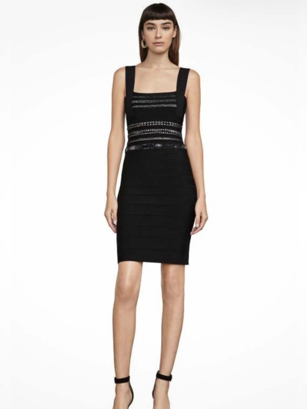 Herve Leger Ivette Body Con Bandage Dress